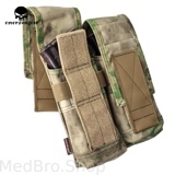 Подсумок для 4 магазинов EmersonGear “Battlefield” Double magazine pouch (Цвет AT-FG MOX)