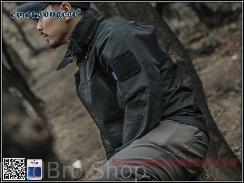 Куртка мембранная Emersongear Blue Label “Brambles” Tactical Assault Suit (цвет Черный) (1)