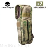 Подсумок для 2 магазинов EmersonGear “Battlefield” Single magazine pouch (Цвет AT-FG MOX)