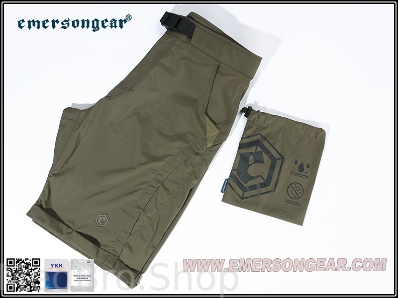 Шорты Emerson Blue Label Armadillo Lightweight (цвет Ranger Green) (1)