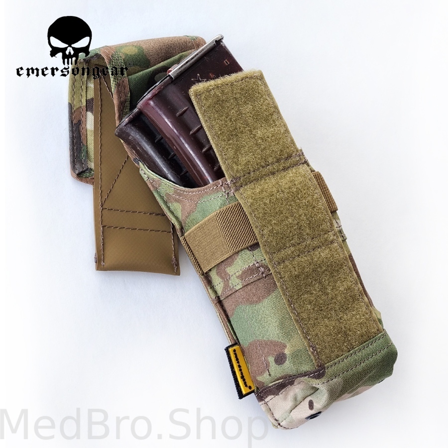 Подсумок для 2 магазинов  EmersonGear “Battlefield” Single magazine pouch (Цвет Multicam)