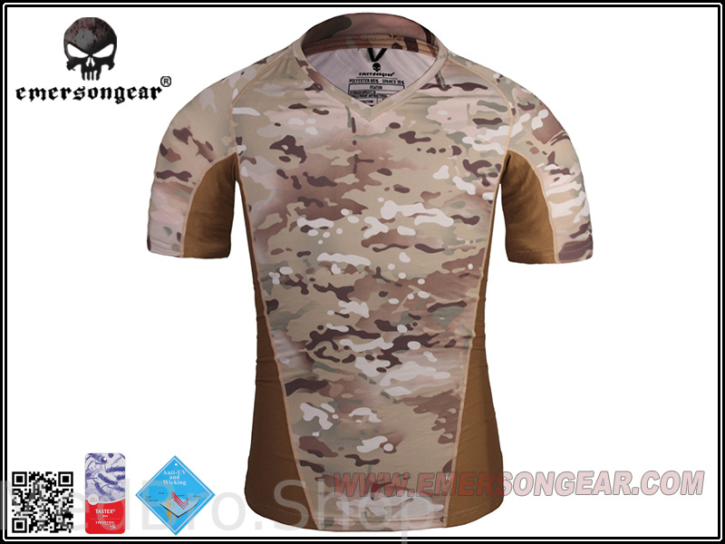 Футболка Emerson Skin Tight Base Layer (размер M, цвет Multicam)