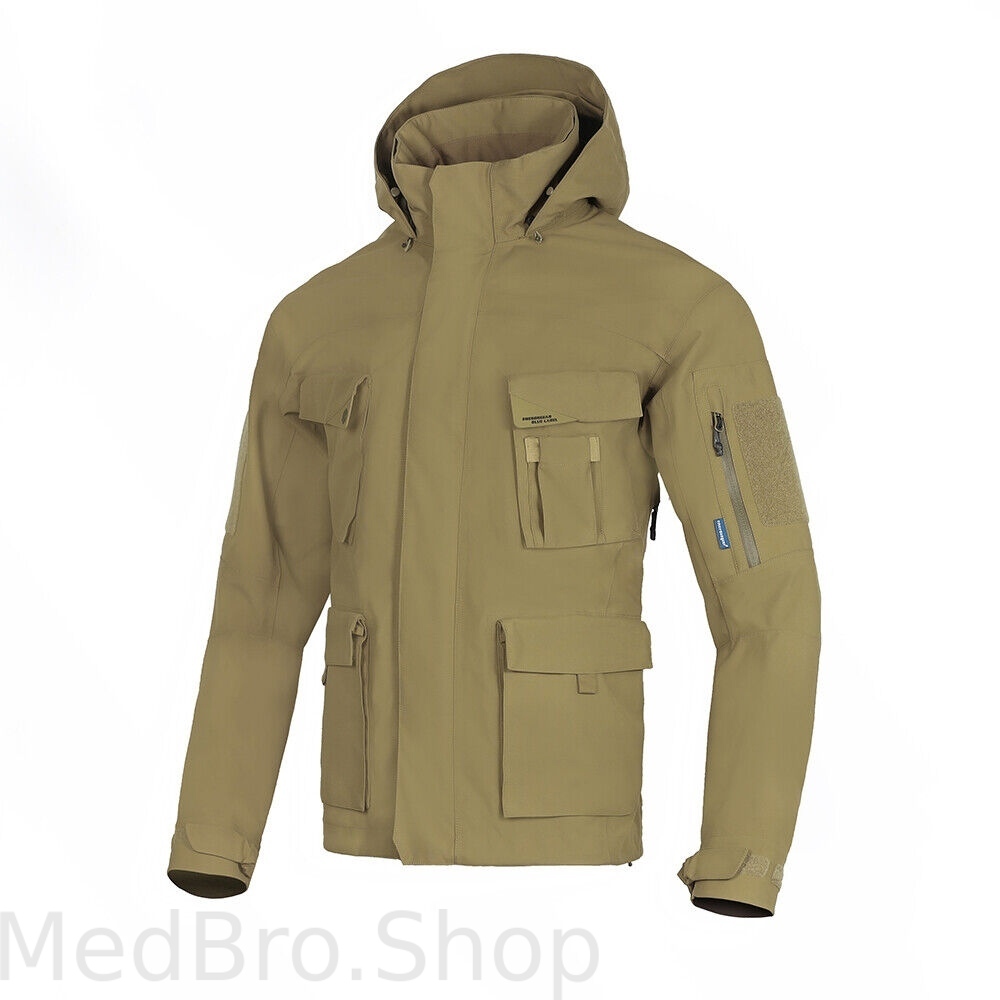 Куртка мембранная Emersongear Blue Label “Dimorphic Egret” Function Wind Coat (Цвет Khaki)