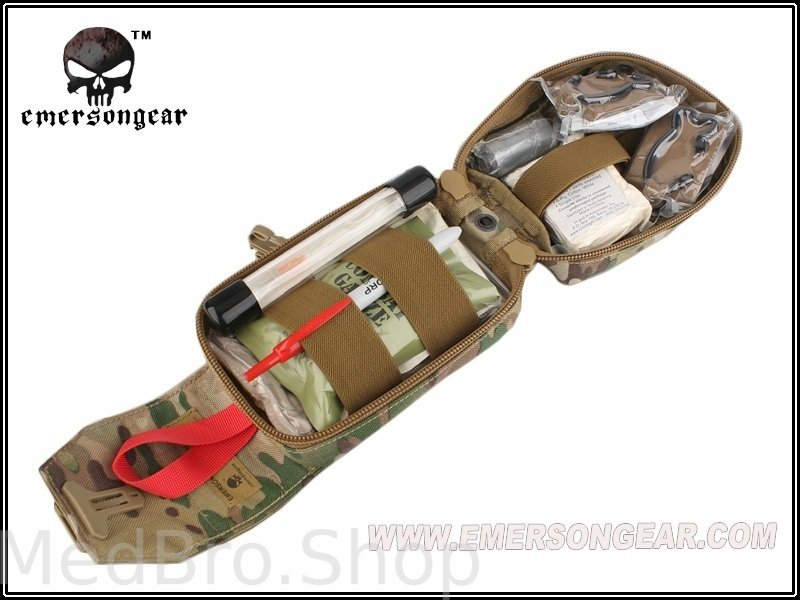 Подсумок Аптечный EmersonGear Military First Aid Kit (цвет Multicam)