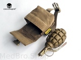 Подсумок гранатный EmersonGear LBT Style Single Frag Grenade Pouch (цвет Coyote Brown)