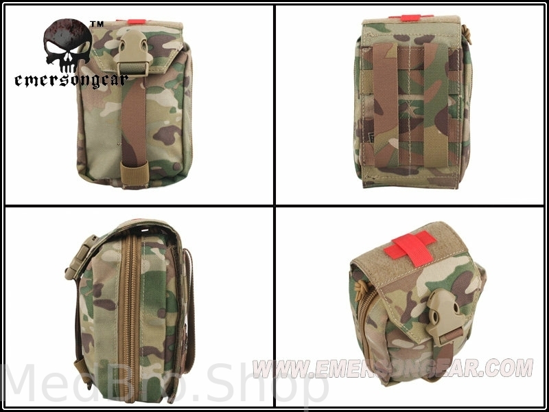 Подсумок Аптечный EmersonGear Military First Aid Kit (цвет Multicam)