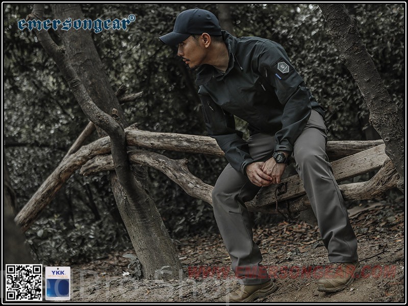 Куртка мембранная Emersongear Blue Label “Brambles” Tactical Assault Suit (цвет Черный) (1)